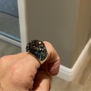 Swarovski multi color 18k Vermeil Ring